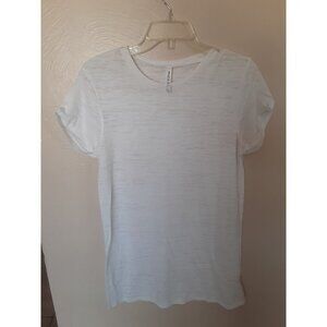 RVCA Heathered White Extra Long TShirt